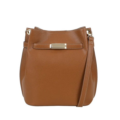 Ulrika Design Belt - Cognac Handväska 38cm